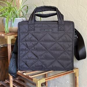 Marc New York black quilted Crossbody‎ structured square bag
